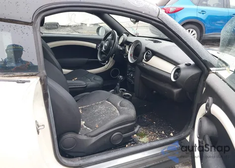 2013 Mini Coupe Cooper из США, поврежденный, VIN WMWSX1C52DT507775